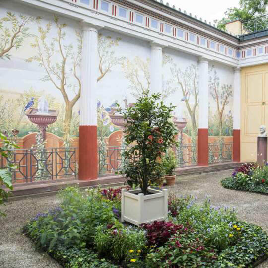  Pompejanum und Schlossgarten von Aschaffenburg 11