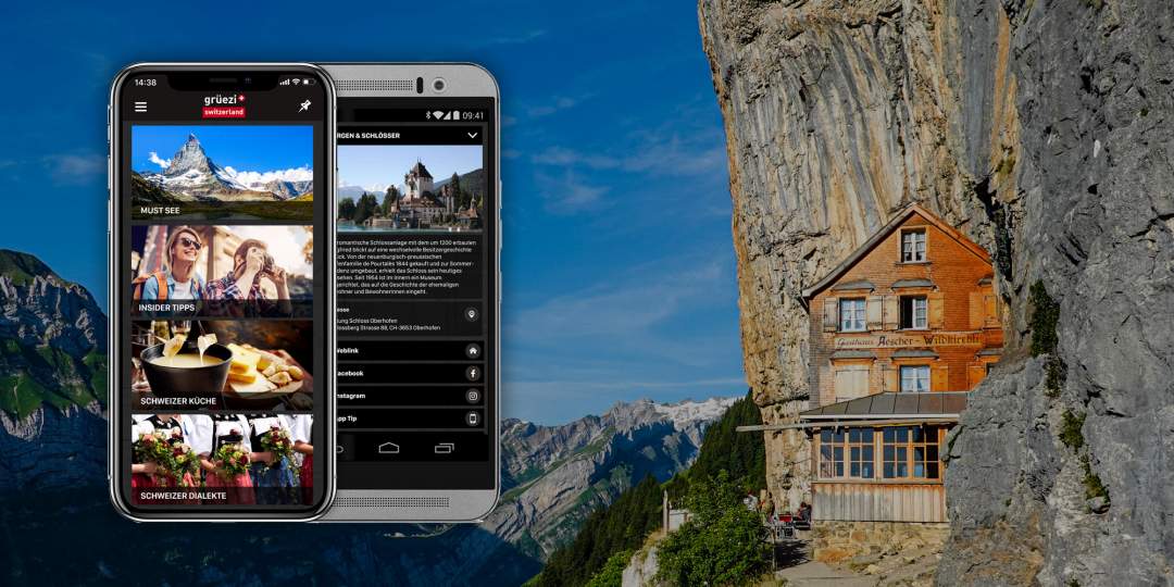 «Grüezi Switzerland» - die App für Touristen und Schweiz-Interessierte! 